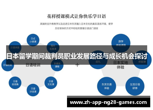 日本留学期间裁判员职业发展路径与成长机会探讨